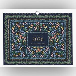 NEW 2026 Rifle Paper Co. Appointment Calendar